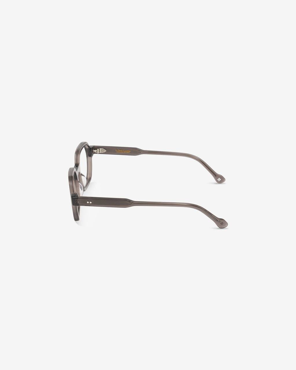 Lunettes de vue Tiago Gris — monture pantos acétate, vue de profil