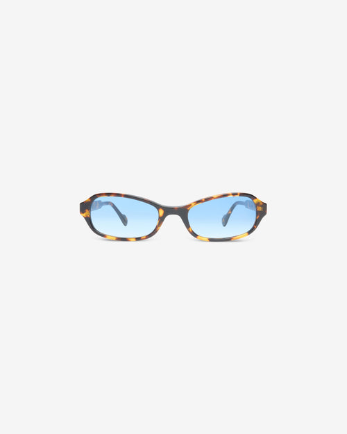Lunettes De Soleil Riley - Écaille Et Bleu - Mixte