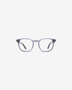 Anteojos Jay Grey: montura rectangular de acetato, vista frontal