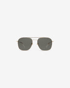 Lunettes de soleil Walter.W Gold — monture aviateur métal, vue de face