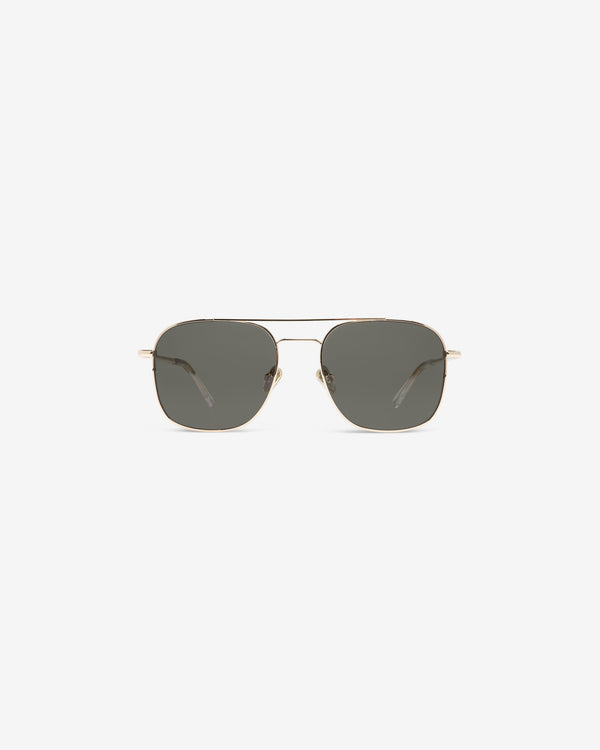 Gafas de sol Walter.W Gold: montura metálica de aviador, vista frontal
