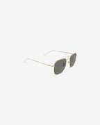 Lunettes de soleil Walter.W Gold — monture aviateur métal, vue de trois-quarts
