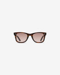 Lunettes de soleil Erin Marron — monture rectangulaire acétate, vue de face