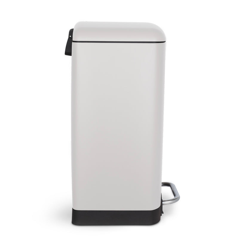 Poubelle Pédale - Blanc - 20L/30L/40L