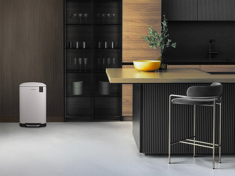 Poubelle Pédale - Blanc - 20L/30L/40L