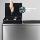 Poubelle De Tri - Inox - 54L (3x18L) ou 60L (2x30L)