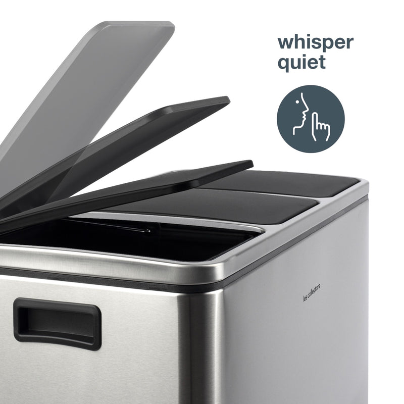 Poubelle De Tri - Inox - 54L (3x18L) ou 60L (2x30L)