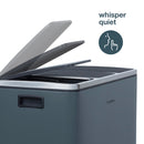Poubelle De Tri - Gris Bleuté - 54L (3x18L) ou 60L (2x30L)