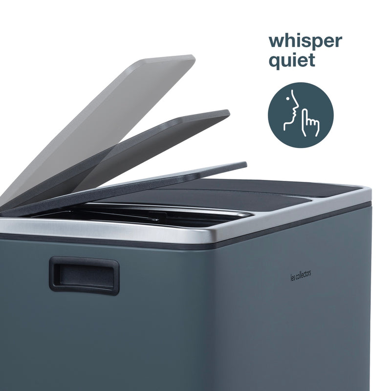 Poubelle De Tri - Gris Bleuté - 54L (3x18L) ou 60L (2x30L)