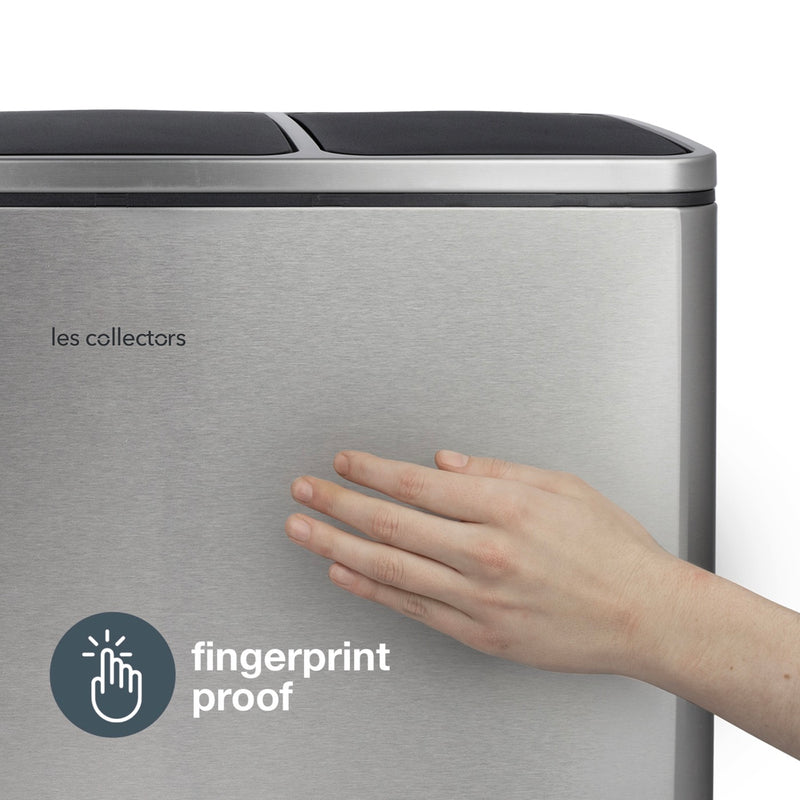 Poubelle De Tri - Inox - 54L (3x18L) ou 60L (2x30L)