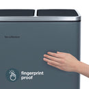 Poubelle De Tri - Gris Bleuté - 54L (3x18L) ou 60L (2x30L)