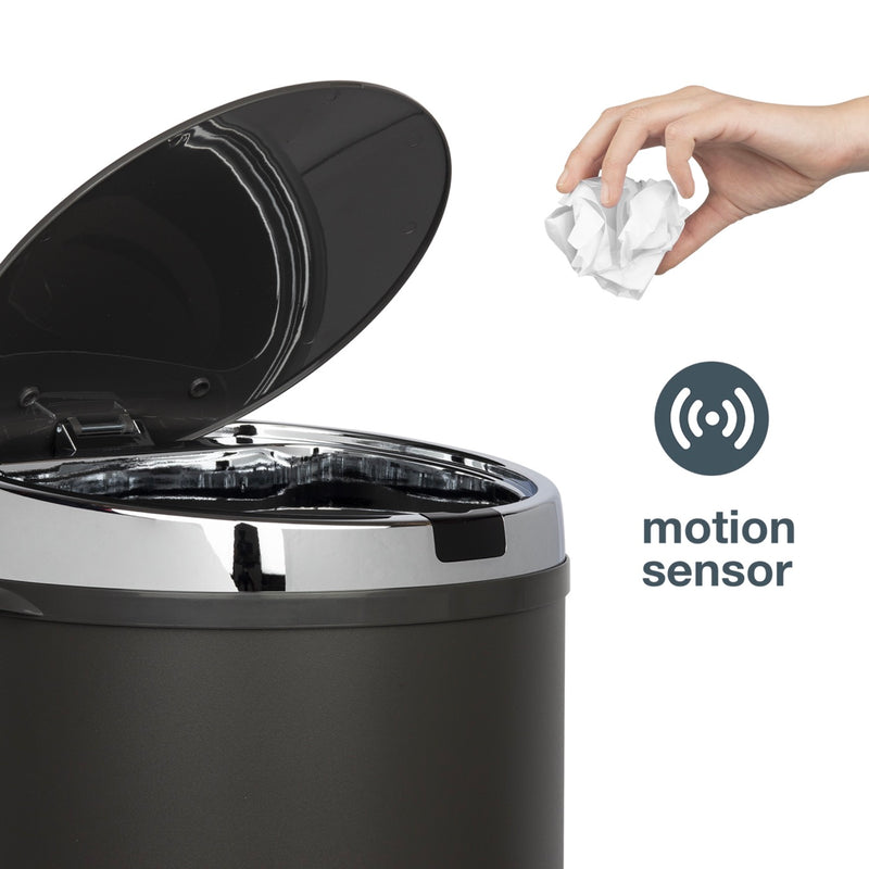 Poubelle Automatique - Gris Foncé - 42L