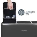 Poubelle De Tri - Anthracite - 54L (3x18L) ou 60L (2x30L)