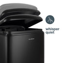 Poubelle Pédale - Noir - 20L/30L/40L