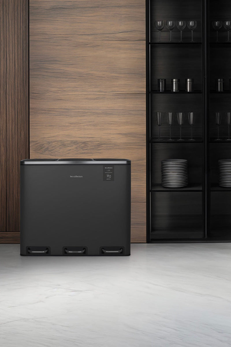 Poubelle De Tri - Anthracite - 54L (3x18L) ou 60L (2x30L)