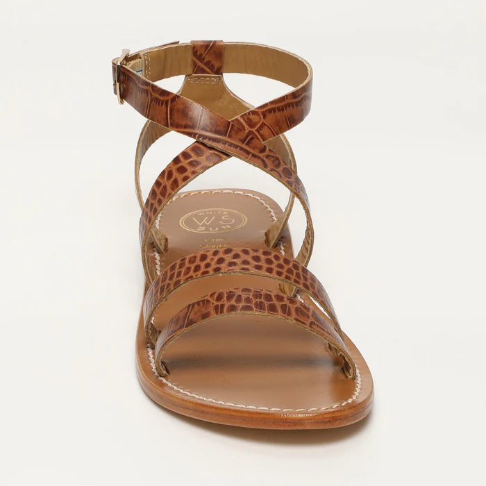 Sandalias Lesia - Camel Croco
