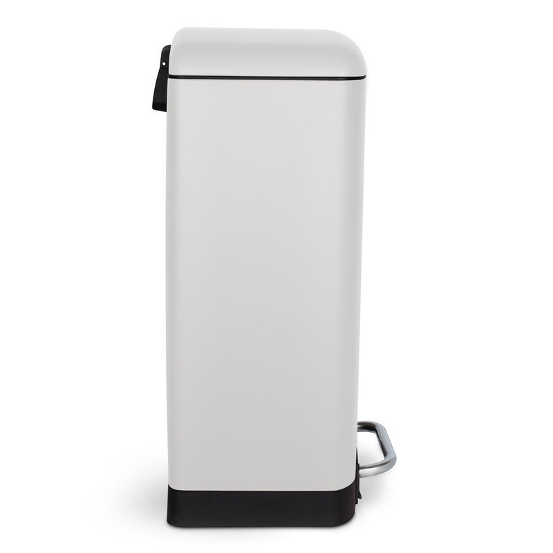 Poubelle Pédale - Blanc - 20L/30L/40L