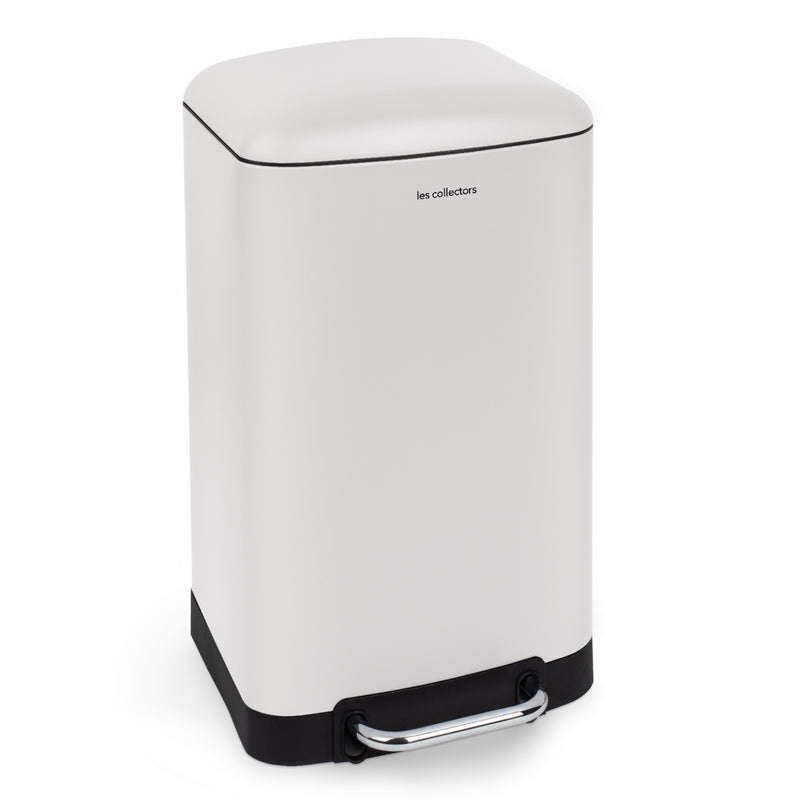 Poubelle Pédale - Blanc - 20L/30L/40L