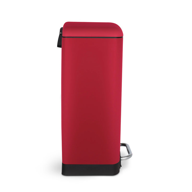 Poubelle Pédale - Rouge - 30L