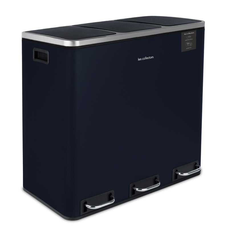 Poubelle De Tri - Bleu Nuit - 54L (3x18L) ou 60L (2x30L)