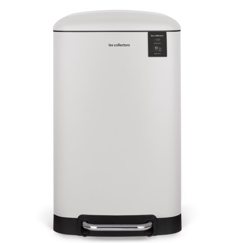 Poubelle Pédale - Blanc - 20L/30L/40L