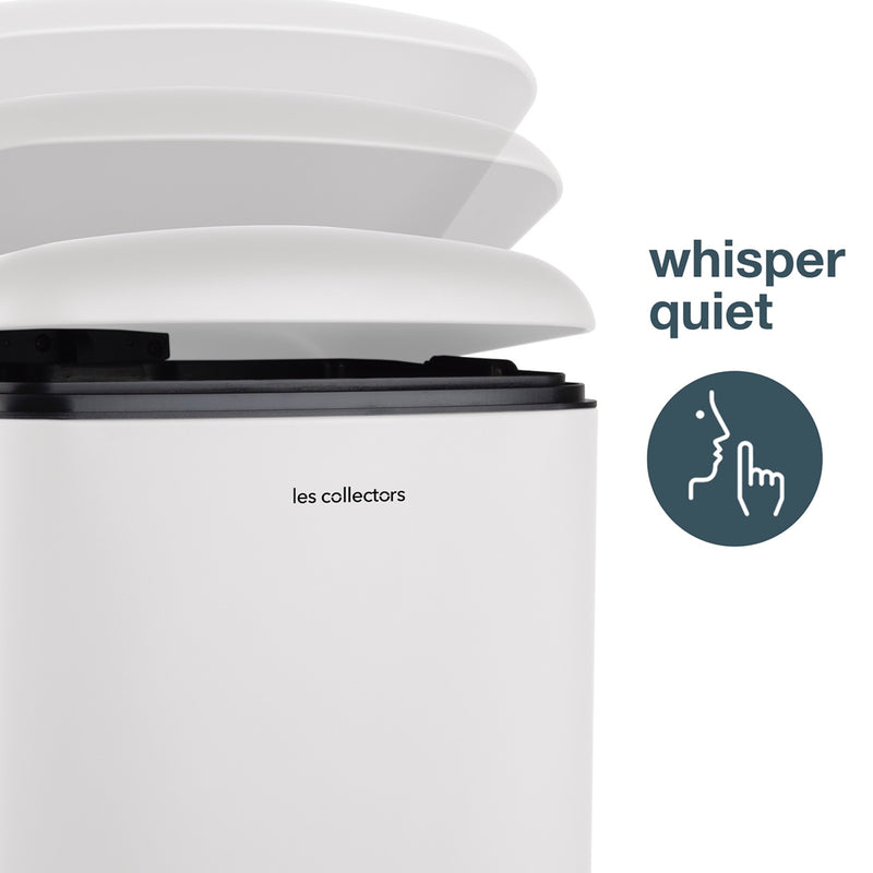 Poubelle Pédale - Blanc - 20L/30L/40L