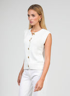 Gilet Leviona Blanc