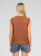 Gilet Leviona Marron