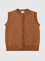Gilet Leviona Marron