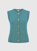 Gilet Leviona Turquoise