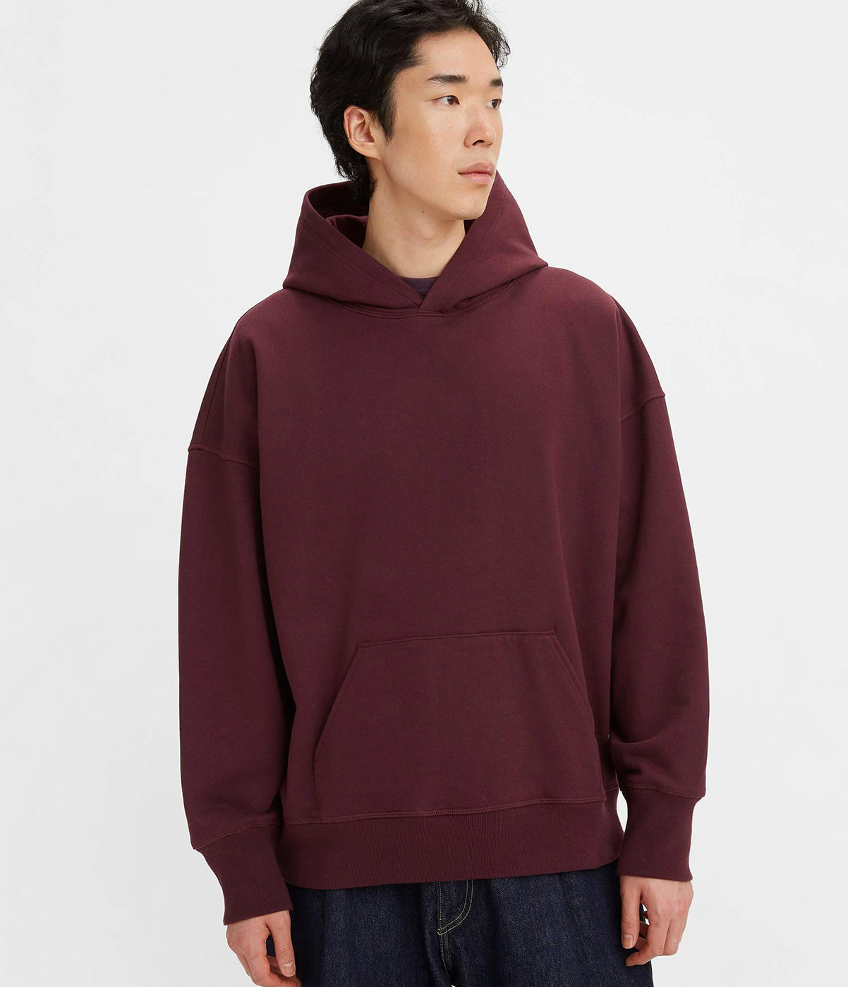 Levi'S Made & Crafted Classic Hoodie A2198-0004 Winetasting