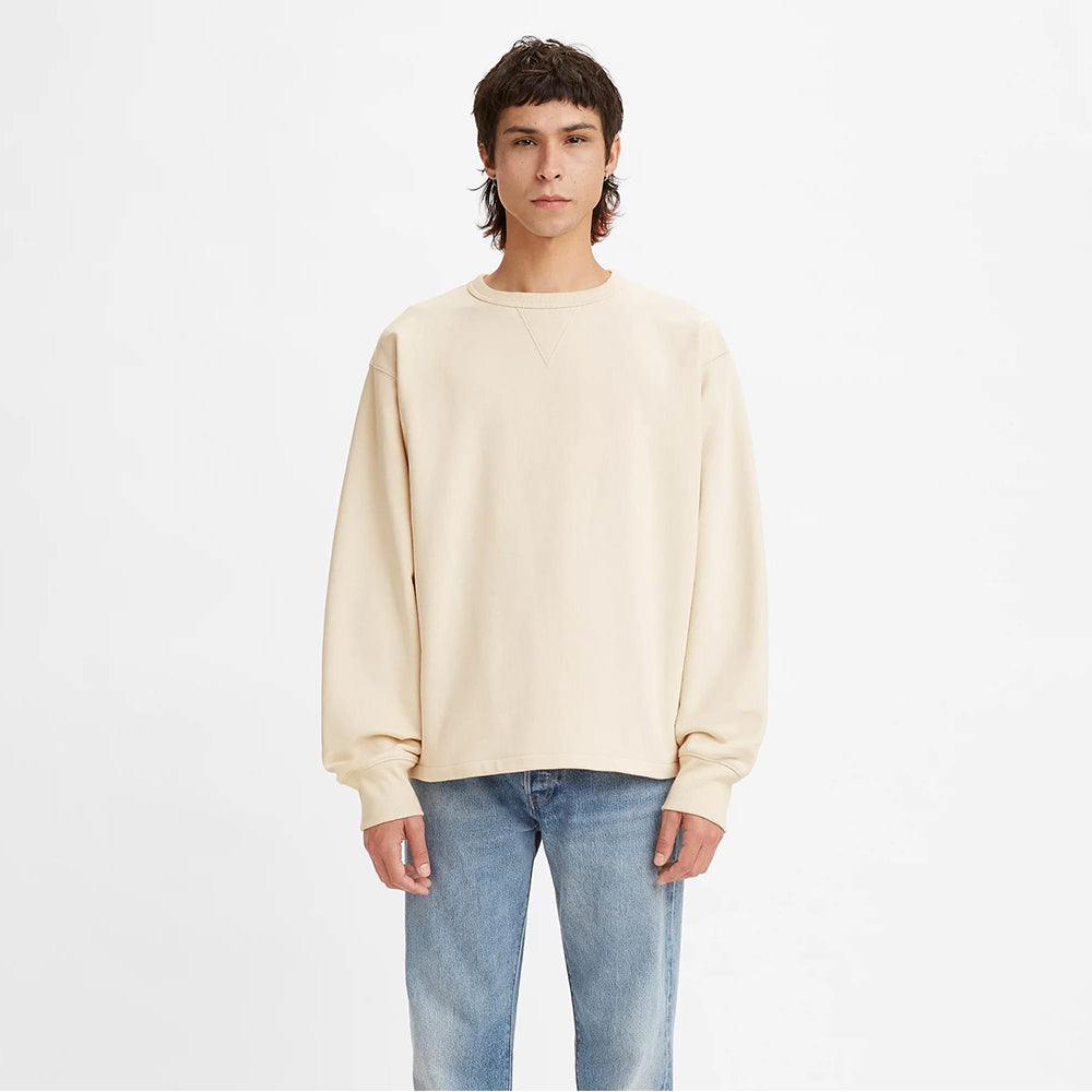 Levi'S Made & Crafted Relaxed Crewneck Sweatshirt A2137-0001 Oatmeal