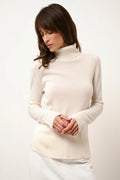 Jersey de Cuello Vuelto - Lexie - Nieve