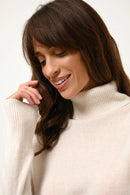 Pull Col Roulé - Lexie - Neige