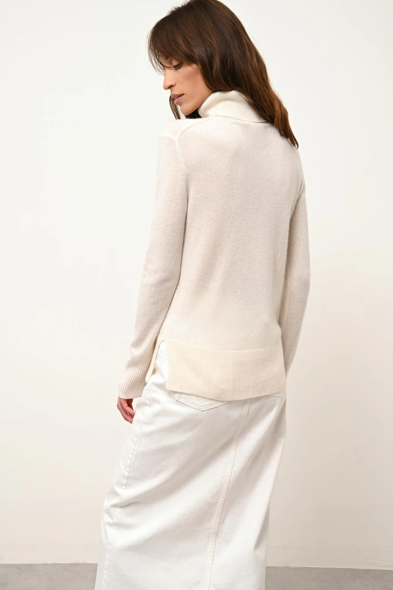 Pull Col Roulé - Lexie - Neige