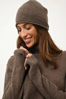 Pull Col Roulé - Lexie - Taupe Chiné