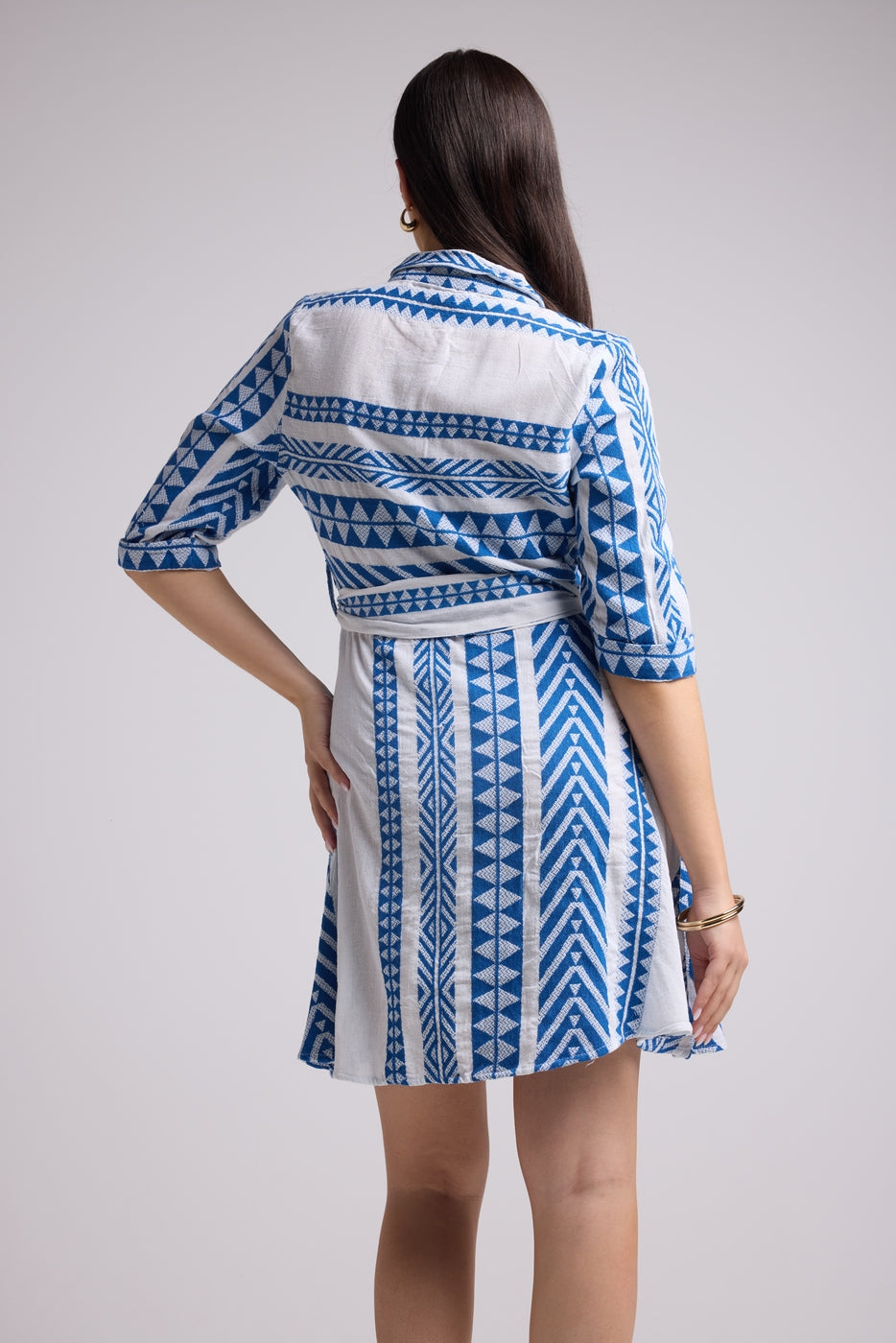 Vestido Corto - Leya Short - Blanco Bleu