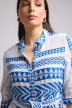 Vestido Corto - Leya Short - Blanco Bleu