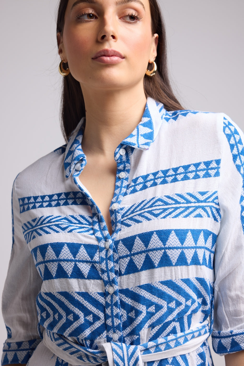 Vestido Corto - Leya Short - Blanco Bleu