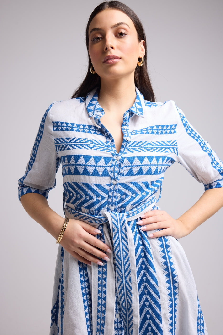 Vestido Corto - Leya Short - Blanco Bleu