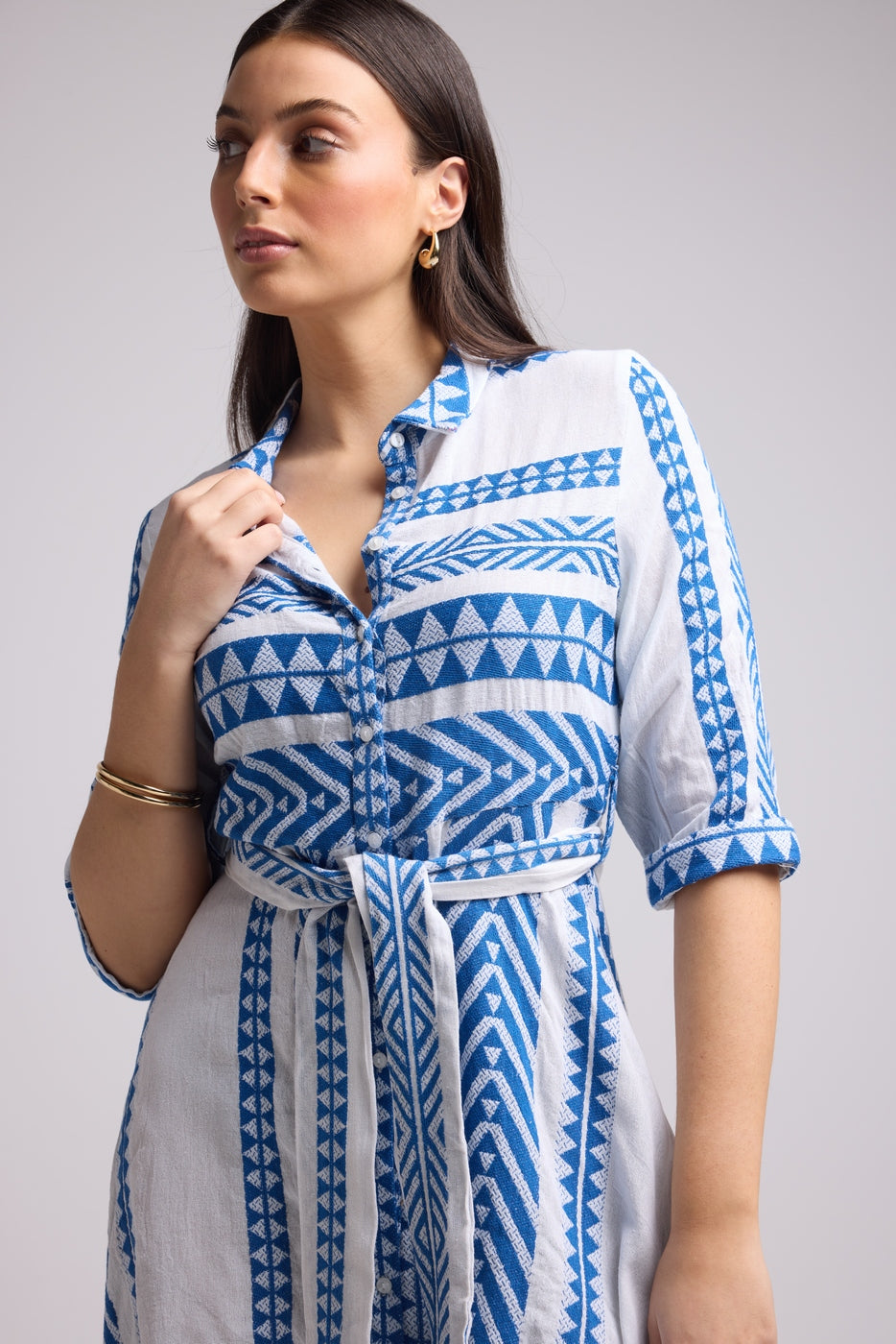 Vestido Corto - Leya Short - Blanco Bleu