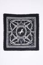 Lille Le Harnais Bandana - Sort Hvid - Herre