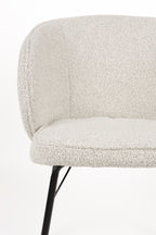 Joa - Dining Chair - Polyester - Beige