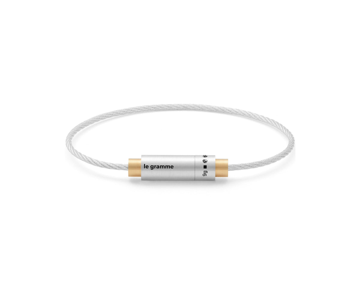 Pulsera de cable tríptico de 9 g