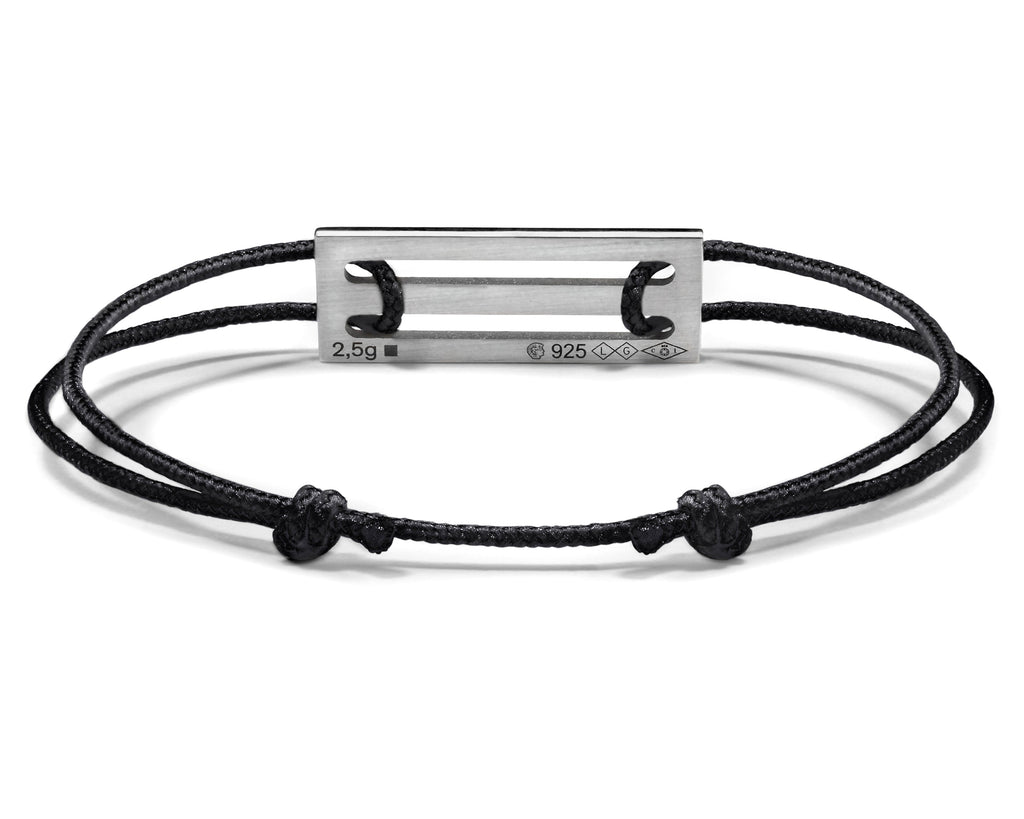 Pulsera de cordón lacado amarillo de 2,5 g