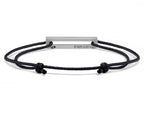 Pulsera de cordón lacado verde de 1,7 g