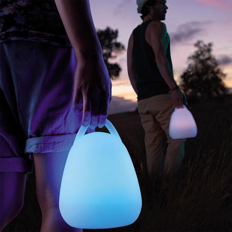 LIBERTY C25 H24cm Luz portátil inalámbrica LED regulable blanco/multicolor impermeable y flotante con mando a distancia y base de inducción - REDDECO.com
