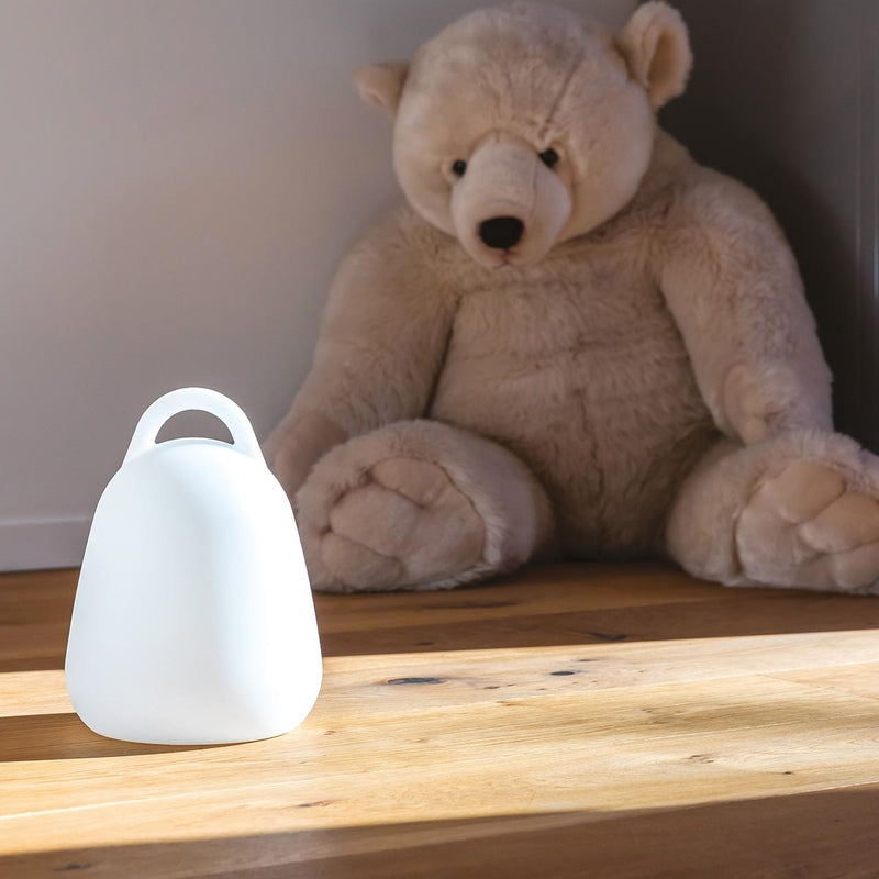 LIBERTY C25 H24cm Luz portátil inalámbrica LED regulable blanco/multicolor impermeable y flotante con mando a distancia y base de inducción - REDDECO.com