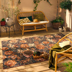 Lido - Tapis D'Extérieur - Polypropylène/Polyester - Multicolore