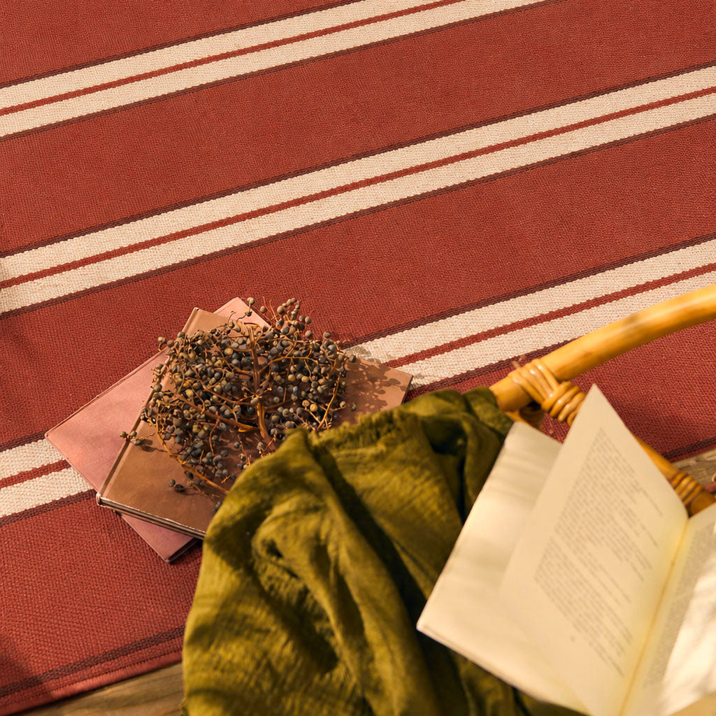 Lido - Tapis D'Extérieur - Polypropylène/Polyester - Marron